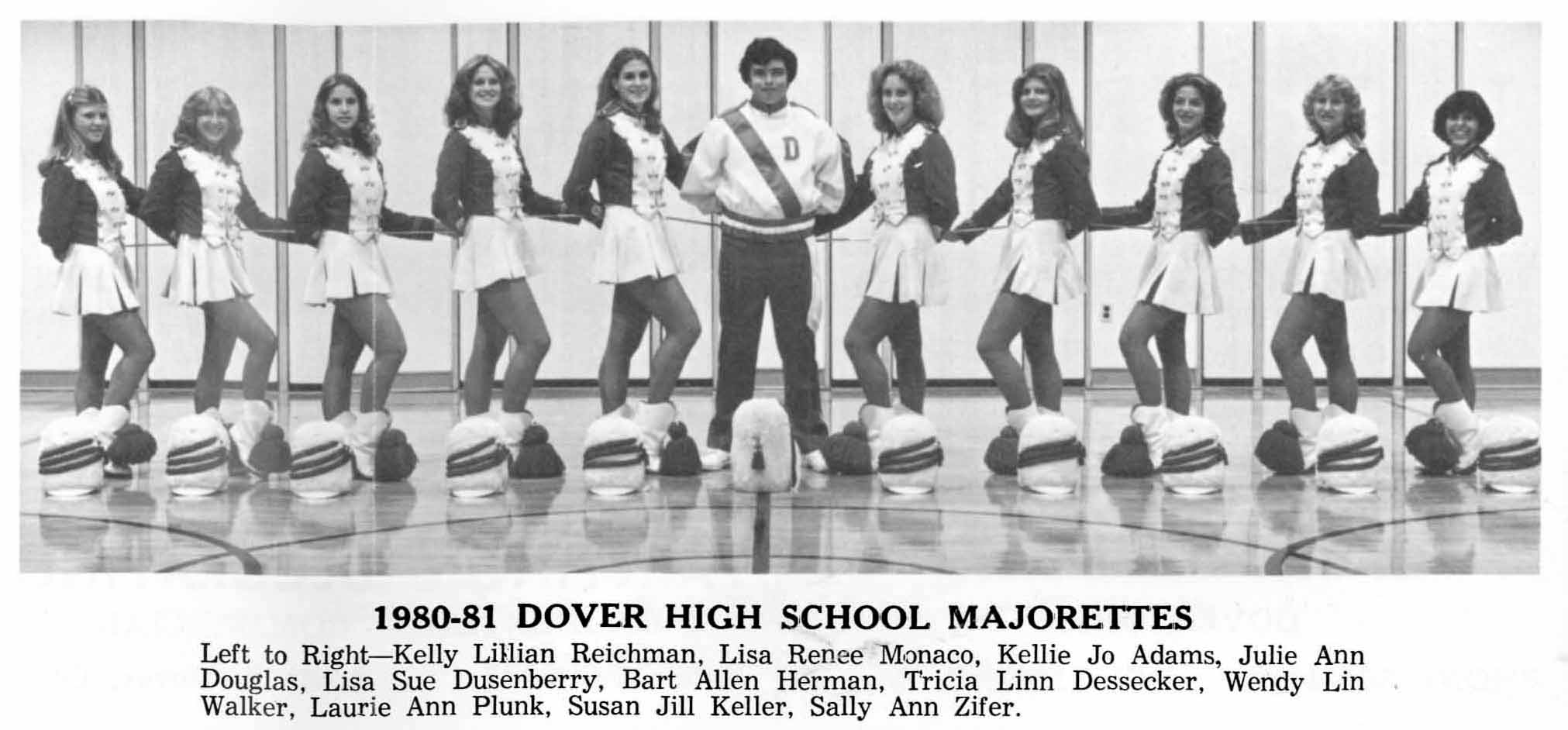 Majorettes and Drum Major 19801981